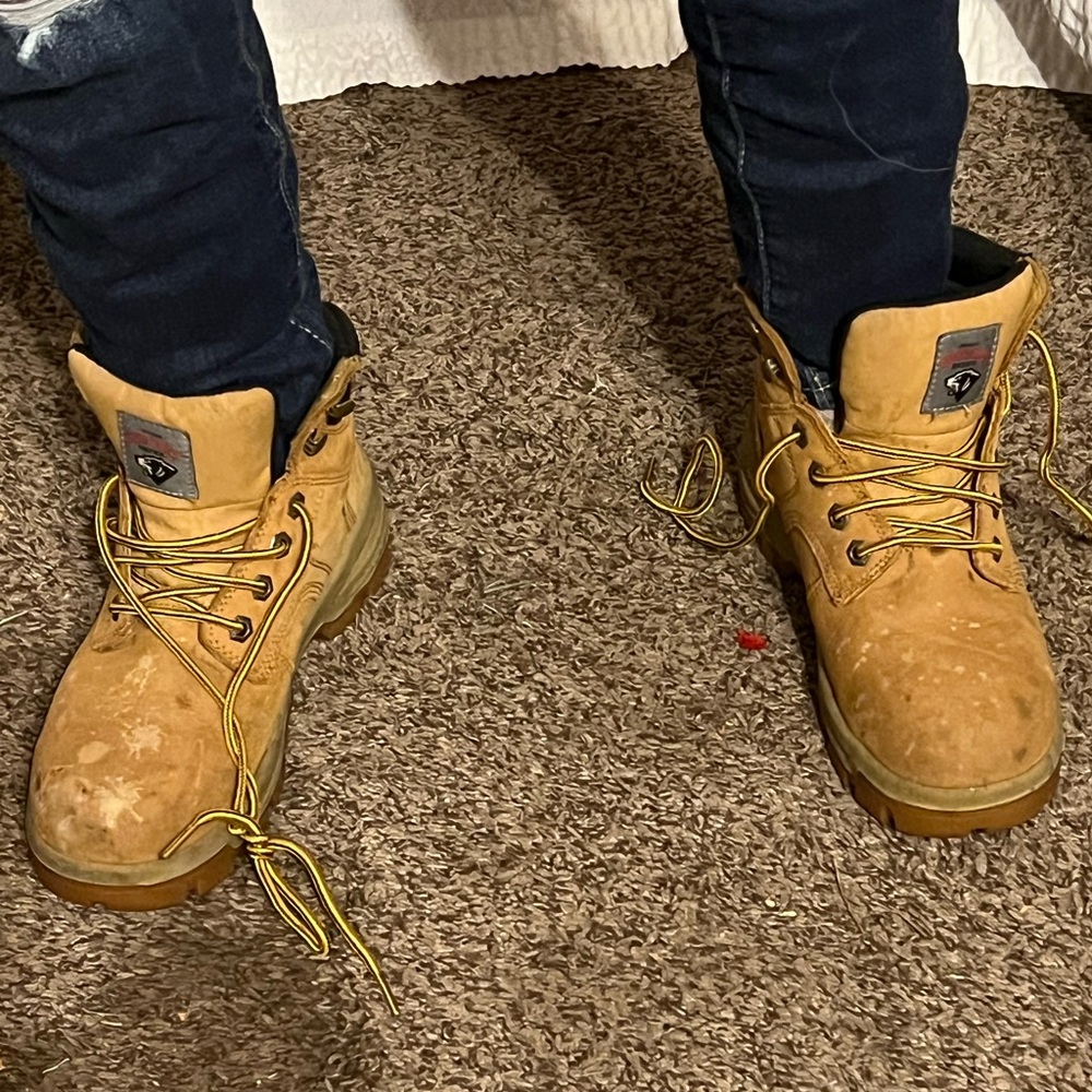 Work boots steel toe waterproof